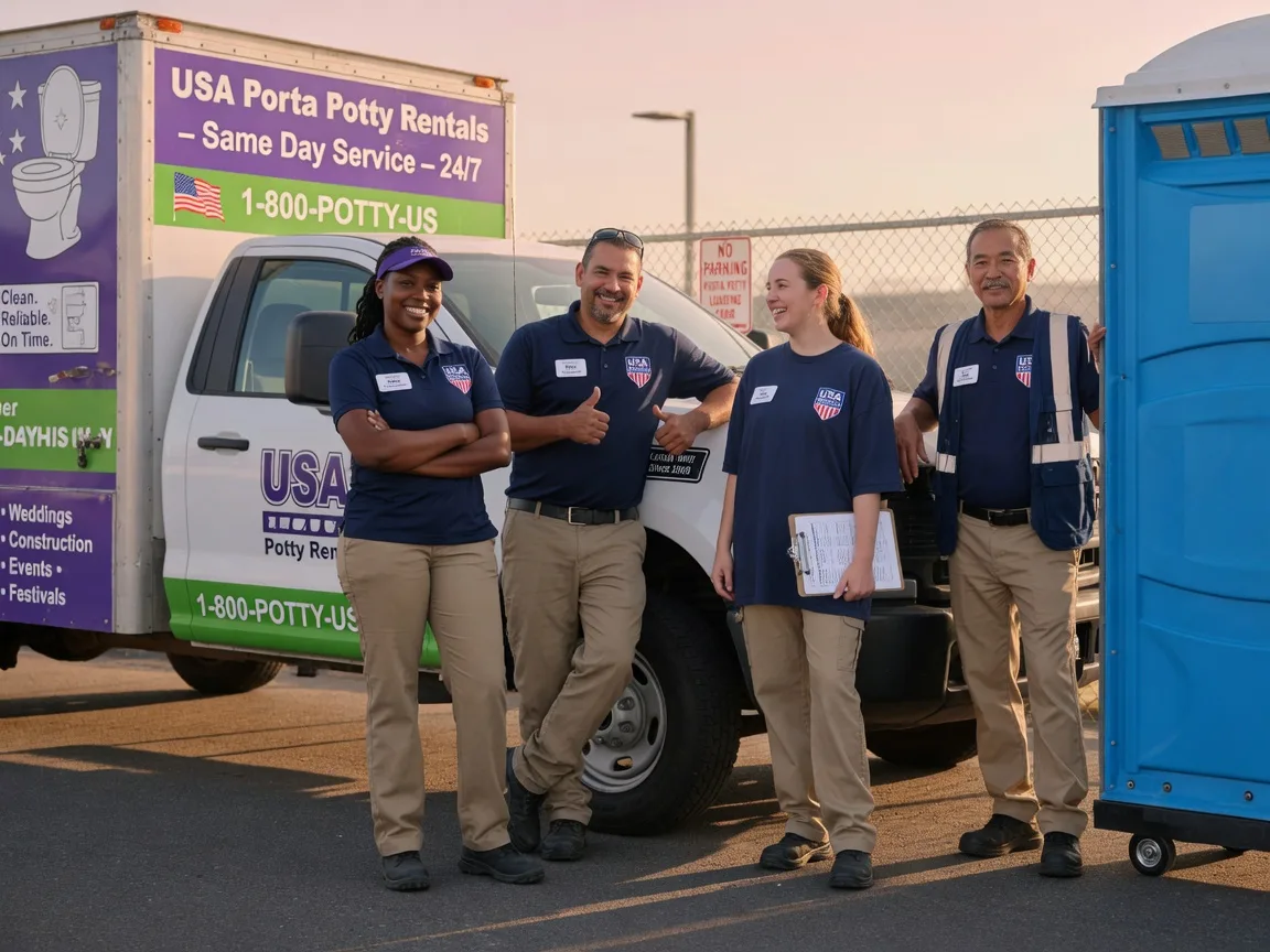 Porta Potty Rental company in Morral, OH